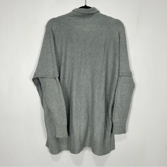 CABI grey oversized boxy charolette sweater R6 - Picture 6 of 7